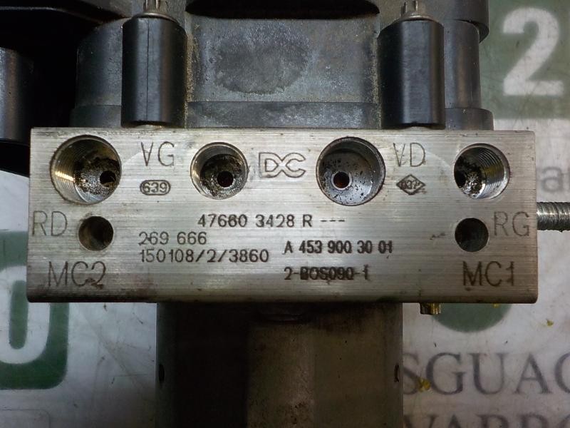 Recambio de abs para smart fortwo coupe basis (52kw) (453.342) referencia OEM IAM A4539009202 A4539003001 476603428R