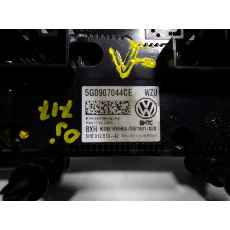 Recambio de mando climatizador para volkswagen golf vii lim. 1.0 tsi referencia OEM IAM 5G0907044CEWZU 5G0907044CE 5HB012670