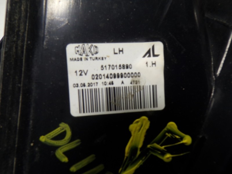 Recambio de piloto trasero izquierdo para fiat punto (199) easy referencia OEM IAM 51701589 517015890 