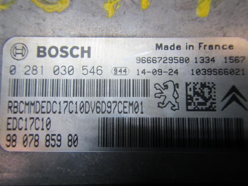 Recambio de centralita motor uce para peugeot partner kombi active referencia OEM IAM   