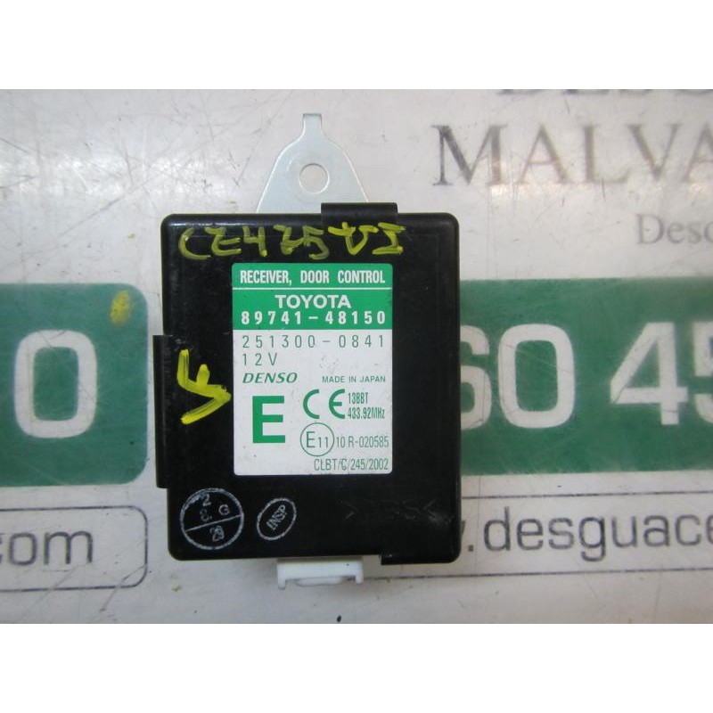 Recambio de modulo electronico para lexus rx 3.3 v6 24v cat referencia OEM IAM 8974148150 8974148150 2513000841