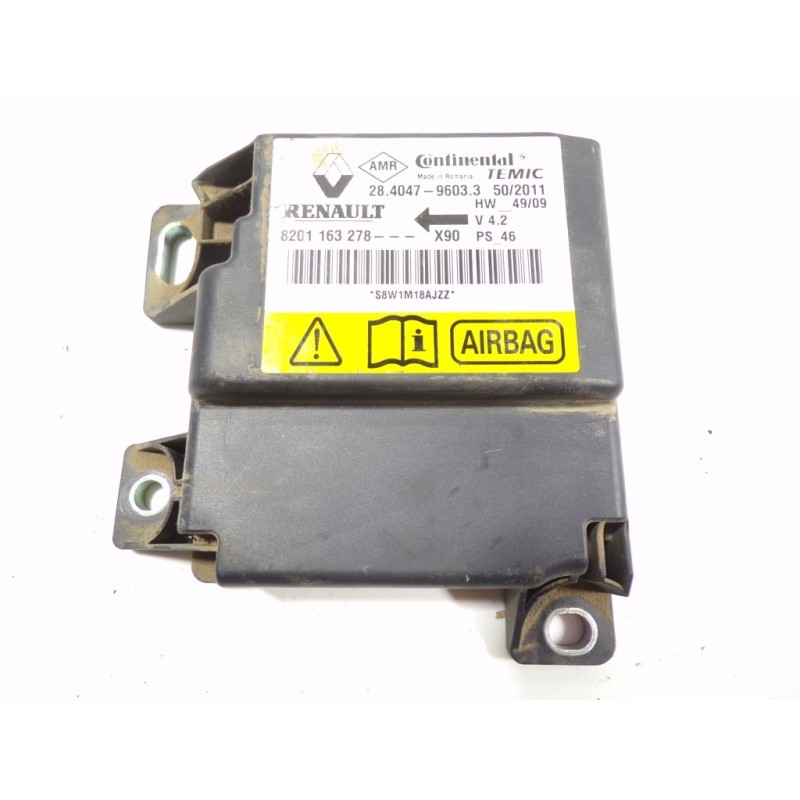 Recambio de centralita airbag para dacia sandero stepway referencia OEM IAM 8201163278 8201163278 28404796033