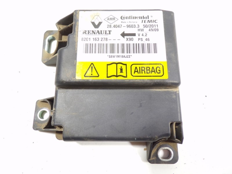 Recambio de centralita airbag para dacia sandero stepway referencia OEM IAM 8201163278 8201163278 28404796033