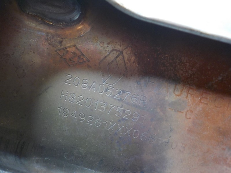 Recambio de catalizador para renault captur 1.2 tce energy referencia OEM IAM  208A05276R H8201375291