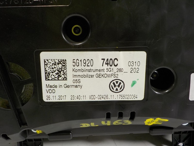 Recambio de cuadro instrumentos para volkswagen golf vii lim. (bq1) 1.0 tsi referencia OEM IAM 5G1920740C 5G1920740C 