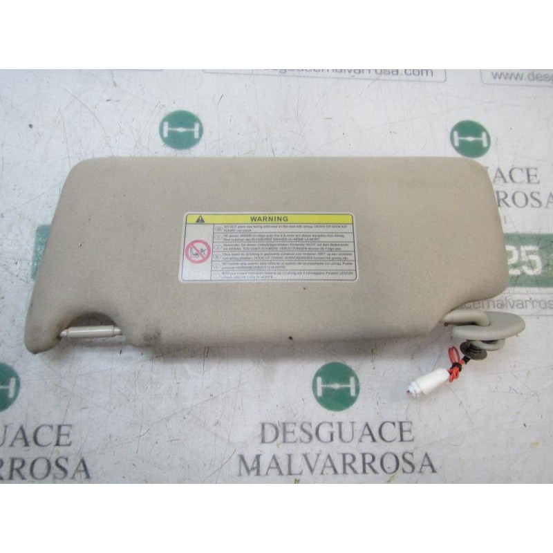 Recambio de parasol derecho para lexus rx 3.3 v6 24v cat referencia OEM IAM 743100W261B0  