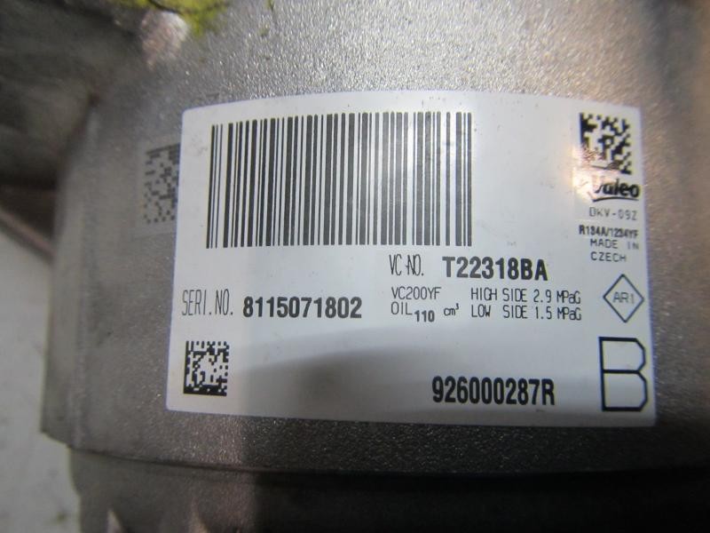 Recambio de compresor aire acondicionado para dacia sandero essential referencia OEM IAM 926000287R 926000287R 