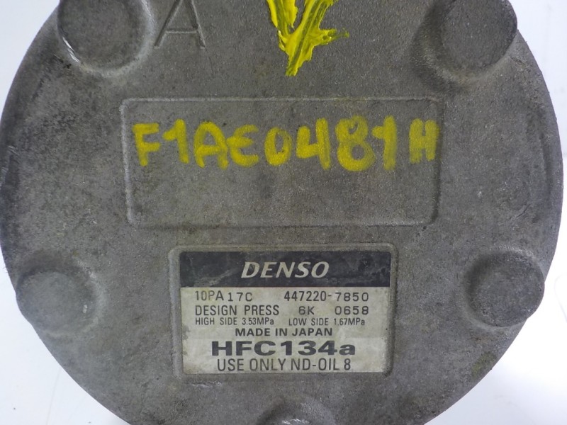 Recambio de compresor aire acondicionado para iveco daily caja abierta 2.3 diesel referencia OEM IAM  4472207850 