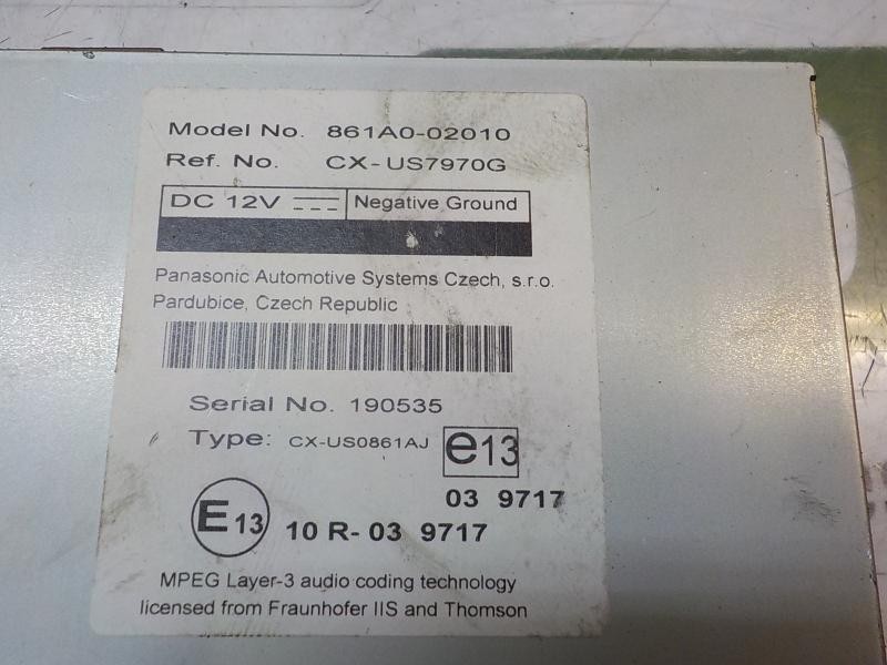 Recambio de modulo electronico para toyota auris 1.4 turbodiesel cat referencia OEM IAM 861A002010 861A002010 