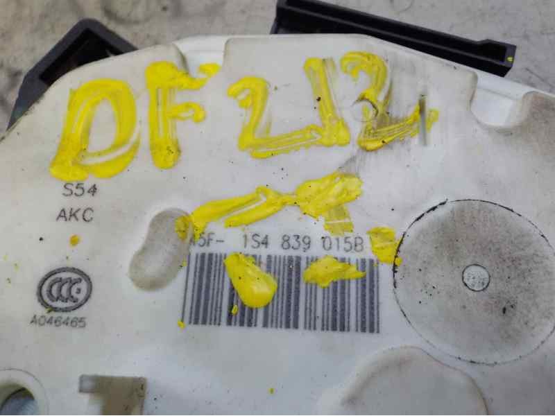 Recambio de cerradura puerta trasera izquierda para seat mii (kf1) 1.0 referencia OEM IAM 1S4839015B 1S4839015B 