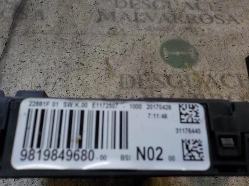 Recambio de caja reles / fusibles para citroën c-elysée shine referencia OEM IAM 1611427280 9819849680 