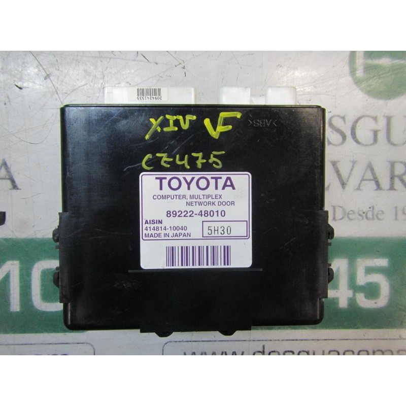 Recambio de modulo electronico para lexus rx 3.3 v6 24v cat referencia OEM IAM  8922248010 41481410040