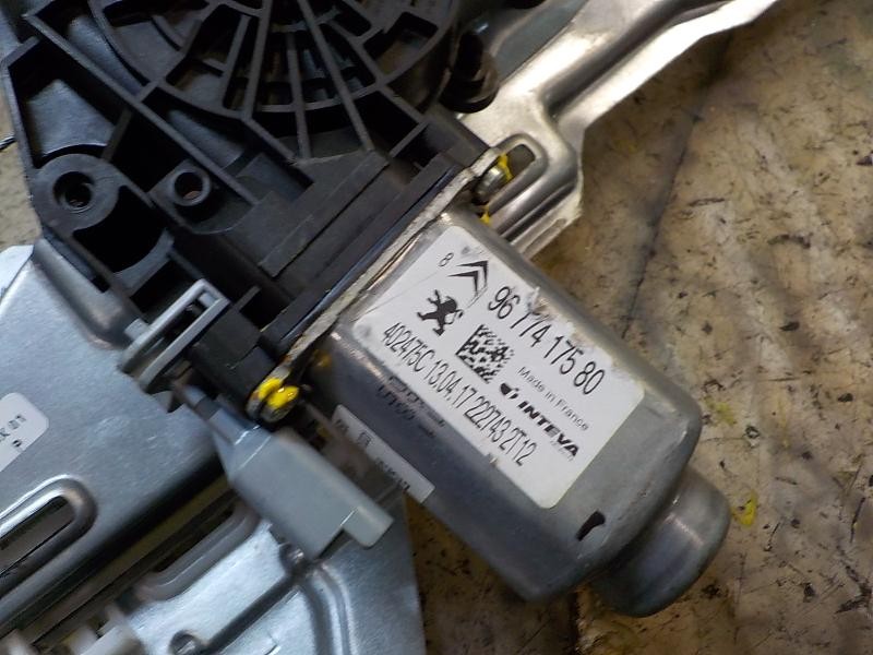 Recambio de elevalunas trasero izquierdo para citroën c-elysée shine referencia OEM IAM 9674437380  