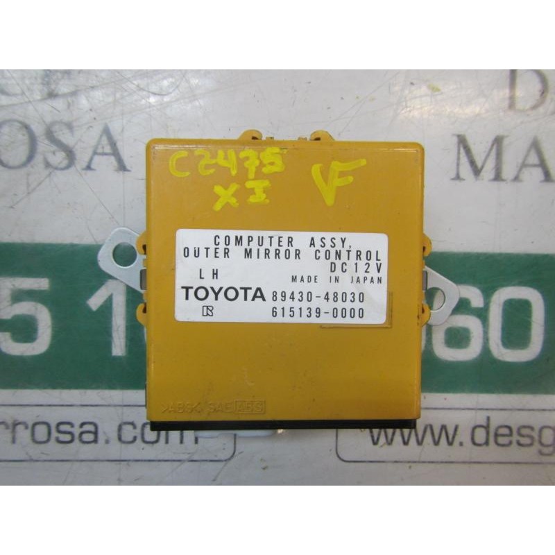 Recambio de modulo electronico para lexus rx 3.3 v6 24v cat referencia OEM IAM 8943048030 8943048030 615139000