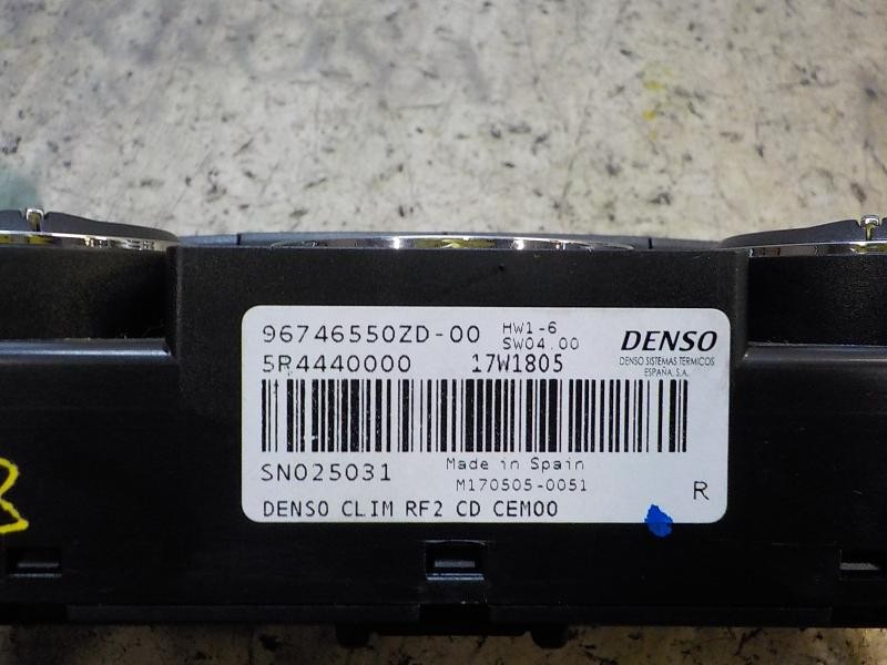 Recambio de mando climatizador para citroën c-elysée shine referencia OEM IAM 1609170680 96746550ZD 