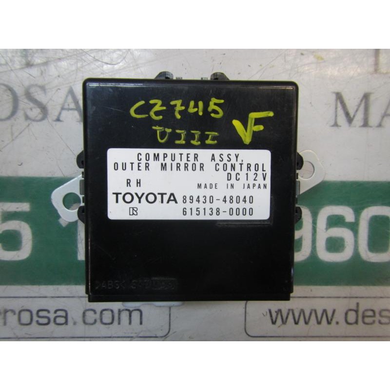 Recambio de modulo electronico para lexus rx 3.3 v6 24v cat referencia OEM IAM 8943048040 8943048040 615138000