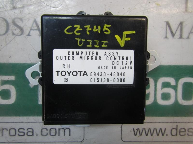 Recambio de modulo electronico para lexus rx 3.3 v6 24v cat referencia OEM IAM 8943048040 8943048040 615138000
