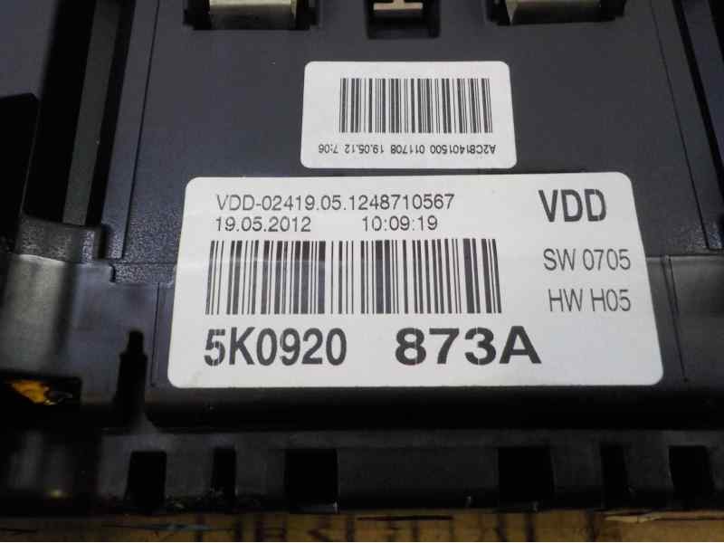 Recambio de cuadro instrumentos para volkswagen golf vi (5k1) 1.6 tdi dpf referencia OEM IAM   