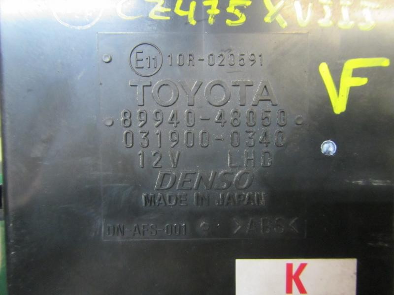 Recambio de modulo electronico para lexus rx 3.3 v6 24v cat referencia OEM IAM 8994048050 8994048050 0319000340