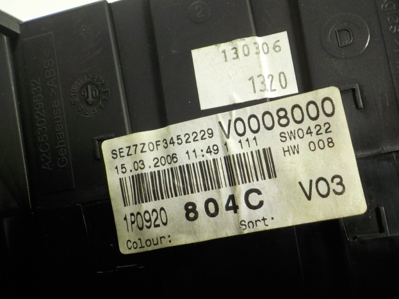 Recambio de cuadro instrumentos para seat leon (1p1) 1.9 tdi referencia OEM IAM  1P0920804C 