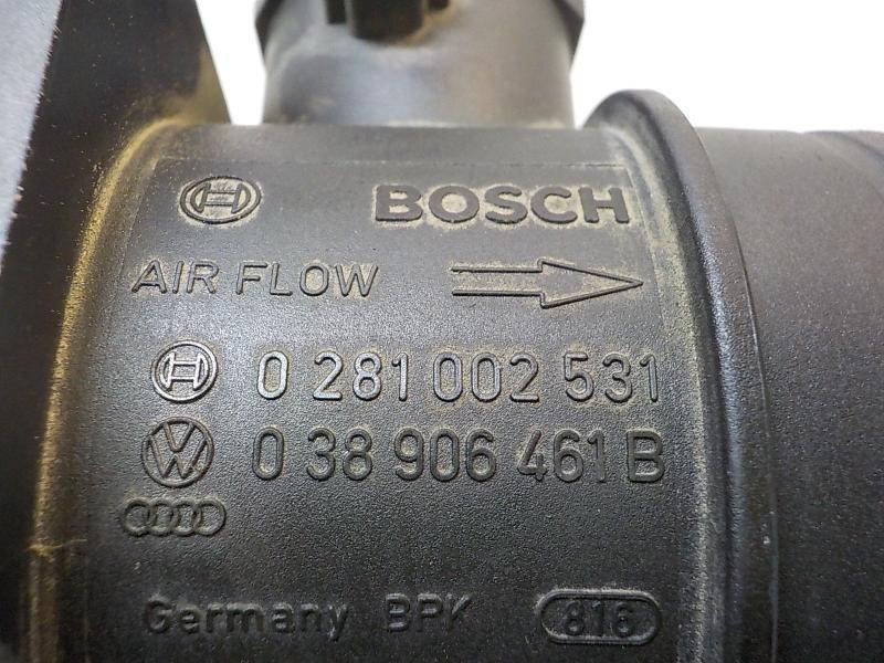 Recambio de caudalimetro para seat leon (1p1) 1.9 tdi referencia OEM IAM 038906461B 038906461B 0281002531