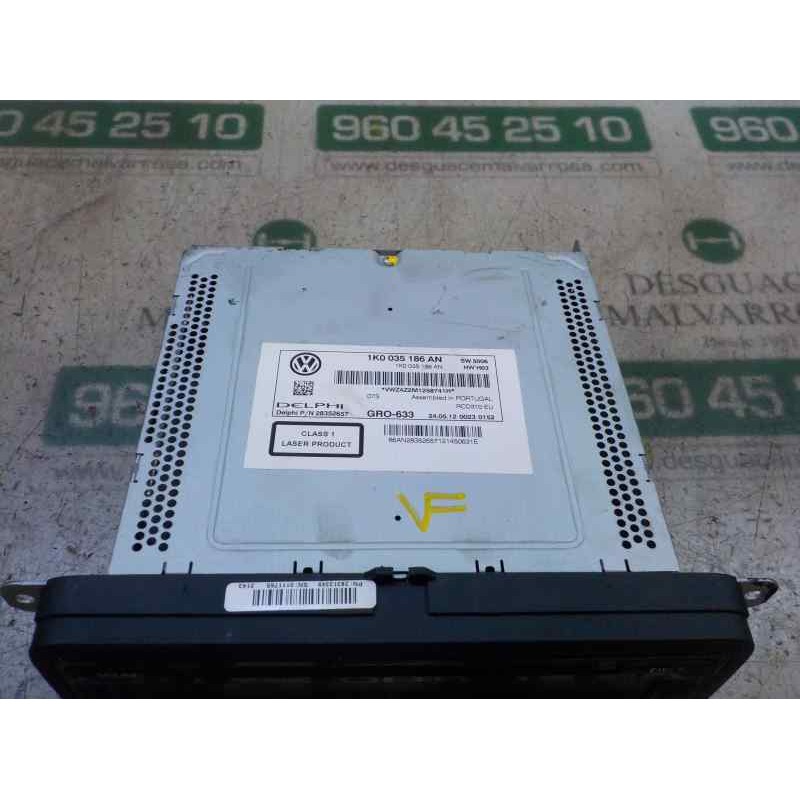 Recambio de sistema audio / radio cd para volkswagen golf vi (5k1) 1.6 tdi dpf referencia OEM IAM   