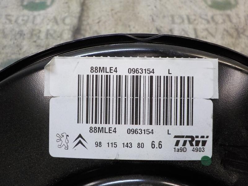 Recambio de servofreno para citroën c-elysée shine referencia OEM IAM 1609894980 9811514380 