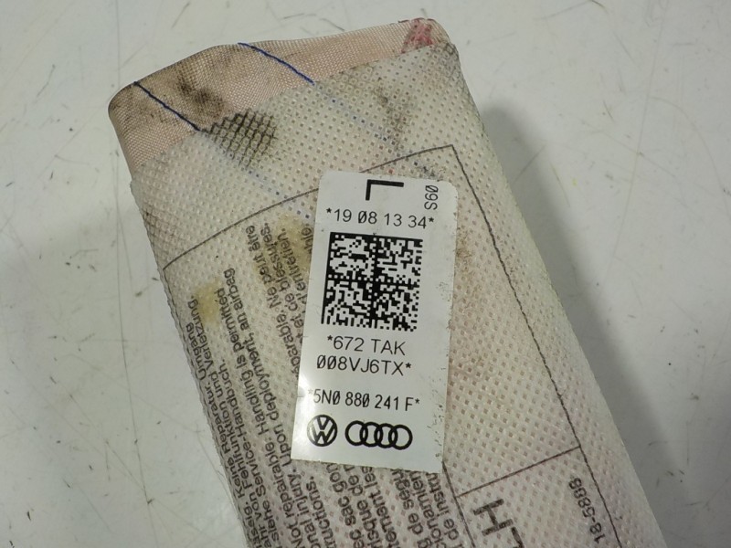 Recambio de airbag lateral delantero izquierdo para volkswagen tiguan (5n2) 2.0 tdi referencia OEM IAM 5N0880241K 5N0880241F 