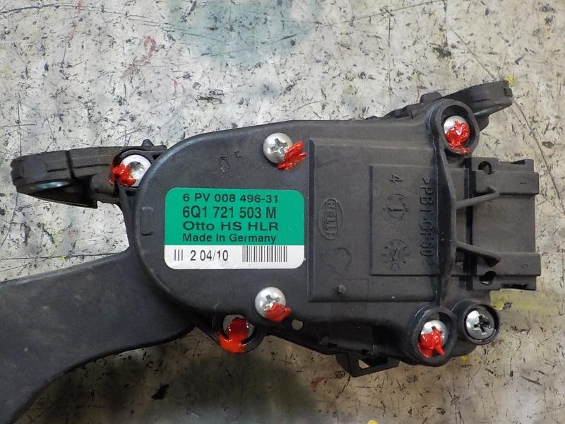 Recambio de potenciometro pedal para seat ibiza (6j5) 1.6 tdi referencia OEM IAM 6Q1721503M 6Q1721503M 