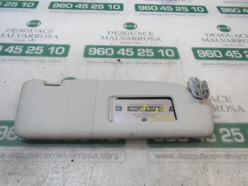 Recambio de parasol derecho para audi a4 avant (8e) 3.0 v6 24v tdi referencia OEM IAM 8E08575529V4  