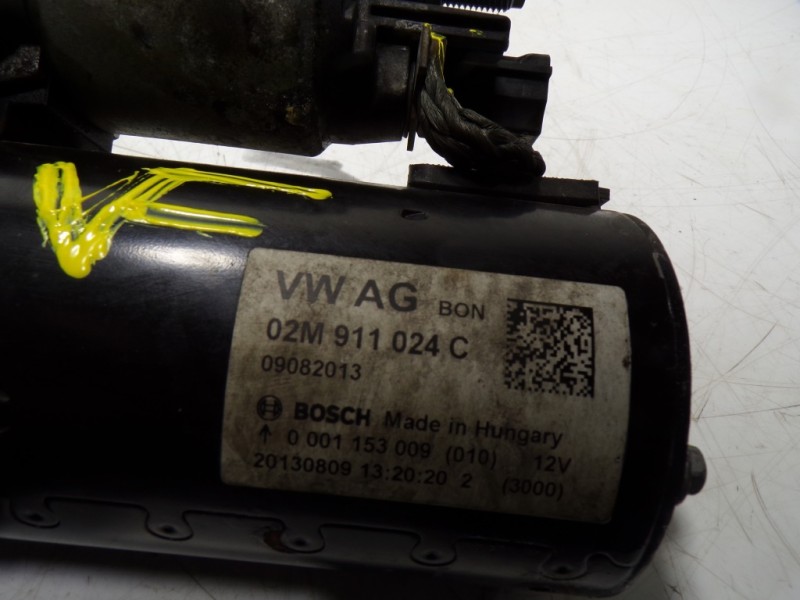 Recambio de motor arranque para volkswagen tiguan (5n2) 2.0 tdi referencia OEM IAM 02M911024C 02M911024C 