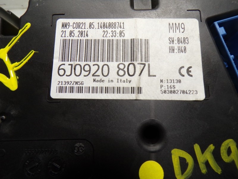 Recambio de cuadro instrumentos para seat ibiza (6j5) 1.6 tdi referencia OEM IAM 6J0920807L 6J0920807L 