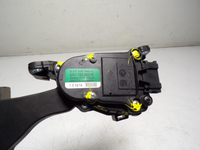 Recambio de potenciometro pedal para seat ibiza (6j5) 1.6 tdi referencia OEM IAM 6Q1721503M 6Q1721503M 