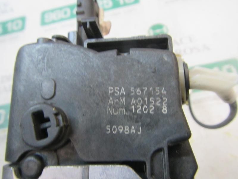 Recambio de cerradura puerta delantera izquierda para peugeot 308 1.6 16v referencia OEM IAM   