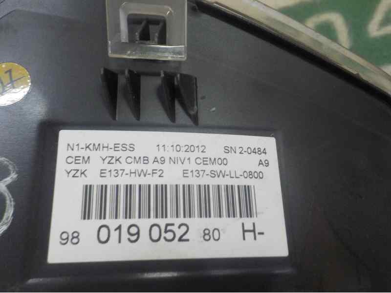 Recambio de cuadro instrumentos para peugeot 208 1.2 12v vti referencia OEM IAM 9801905280 9801905280H 