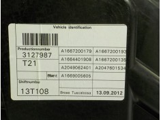Recambio de elevalunas delantero izquierdo para mercedes-benz clase m (w166) ml 350 bluetec (166.004) referencia OEM IAM A166720 2