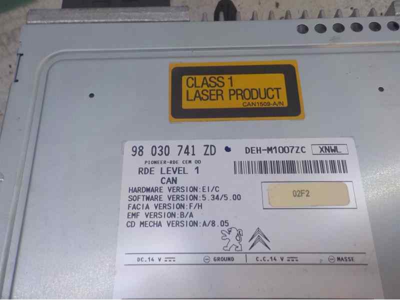 Recambio de sistema audio / radio cd para peugeot 208 1.2 12v vti referencia OEM IAM 16087575ZD 98030741ZD 