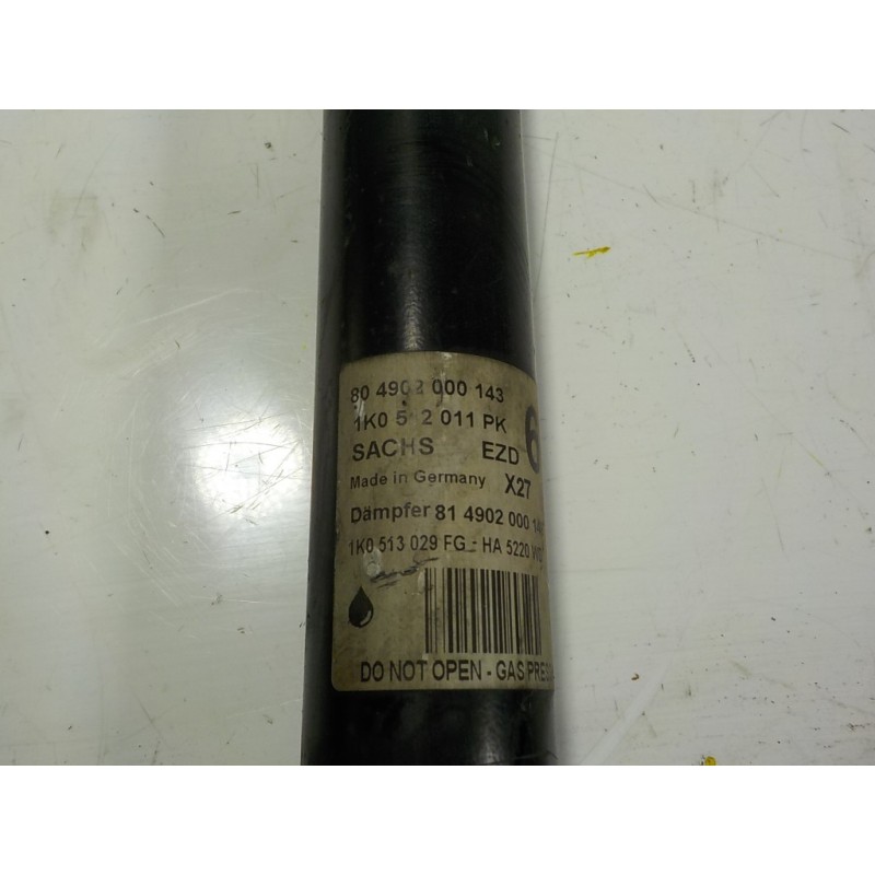Recambio de amortiguador trasero izquierdo para volkswagen scirocco (138) 2.0 tdi referencia OEM IAM 1K0513029FG 1K0512011PK 
