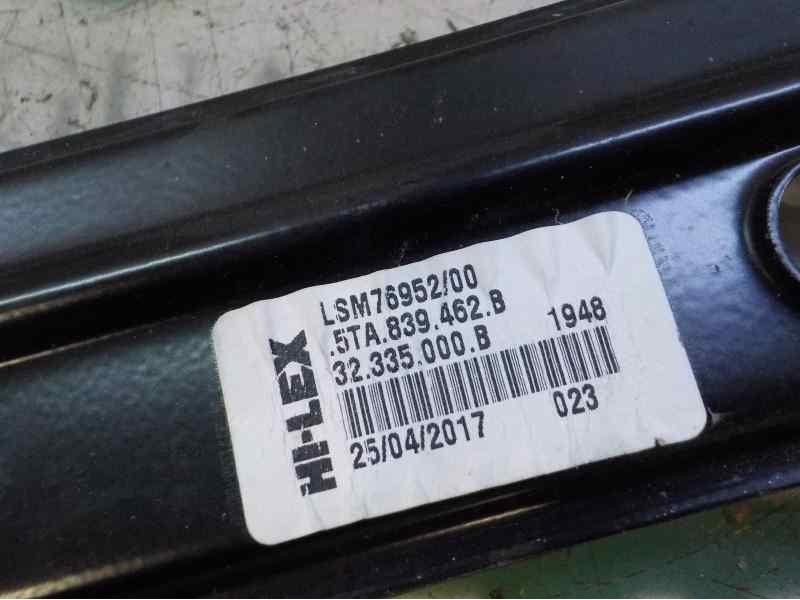 Recambio de elevalunas trasero derecho para volkswagen touran (5t1) 2.0 tdi referencia OEM IAM 5TA839462B 5TA839462B 