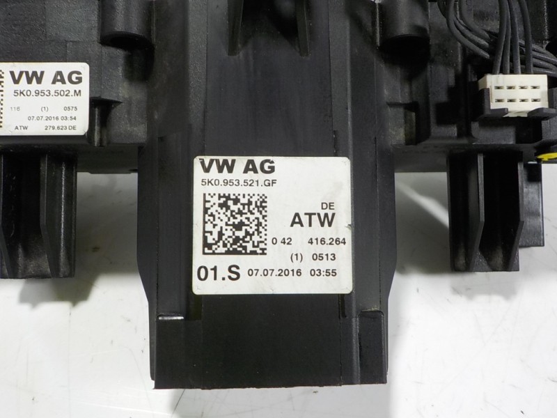 Recambio de mando intermitentes para volkswagen scirocco (138) 2.0 tdi referencia OEM IAM 5K0953502M9B9 5K0953521GF 