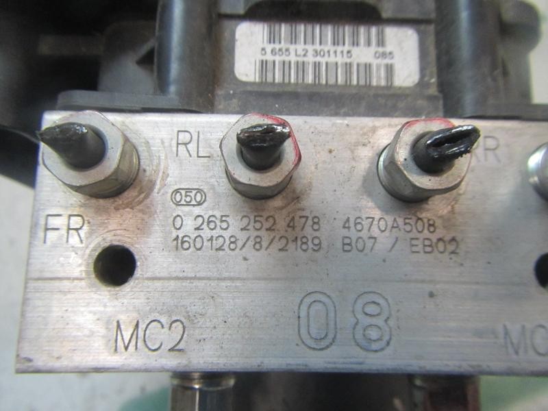 Recambio de abs para citroën c-zero seduction referencia OEM IAM 1609670680 0265252478 0265252478