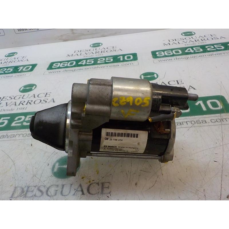 Recambio de motor arranque para opel corsa e selective referencia OEM IAM 25198414 25198414 0001192081