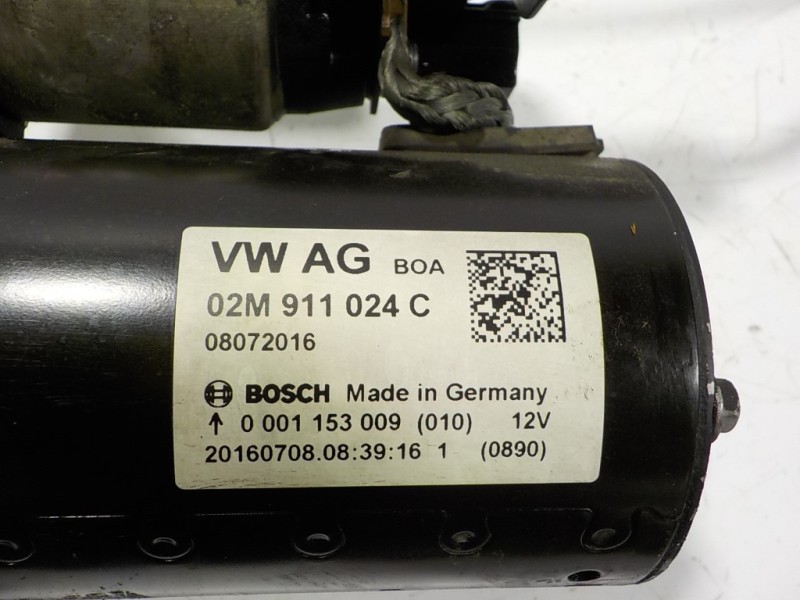 Recambio de motor arranque para volkswagen scirocco (138) 2.0 tdi referencia OEM IAM 02M911024C 02M911024C 
