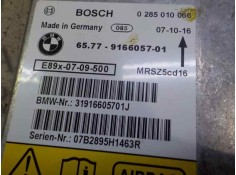 Recambio de centralita airbag para bmw serie 1 berlina (e81/e87) 2.0 turbodiesel cat referencia OEM IAM 65779184432 9166057 0285 2
