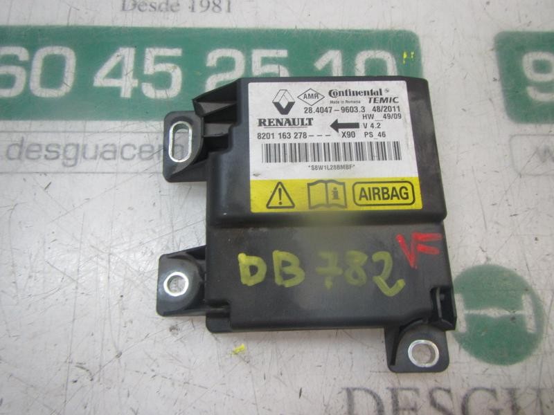 Recambio de centralita airbag para dacia sandero básico referencia OEM IAM 8201163278 8201163278 