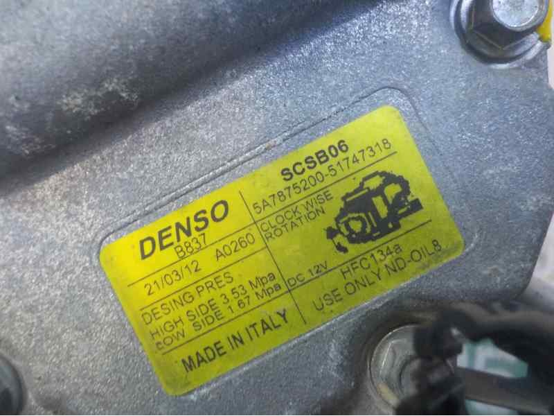 Recambio de compresor aire acondicionado para fiat nuova 500 (150) 1.2 cat referencia OEM IAM   