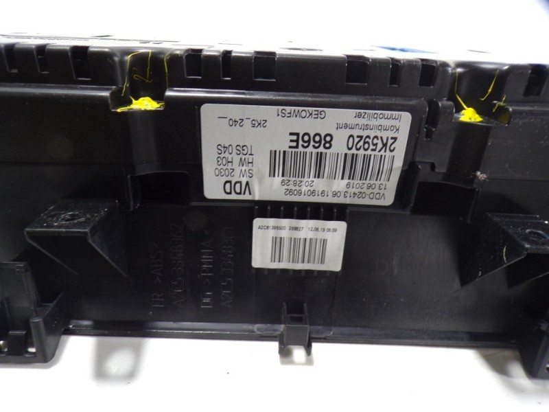 Recambio de cuadro instrumentos para volkswagen caddy furgón/kombi 2.0 tdi referencia OEM IAM 2K5920866E 2K5920866E 