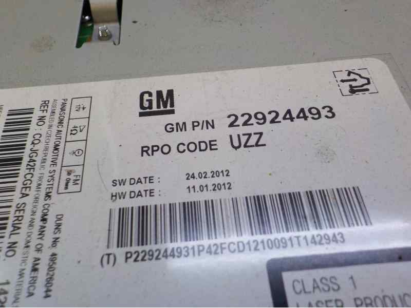 Recambio de sistema audio / radio cd para opel insignia sports tourer cosmo referencia OEM IAM   