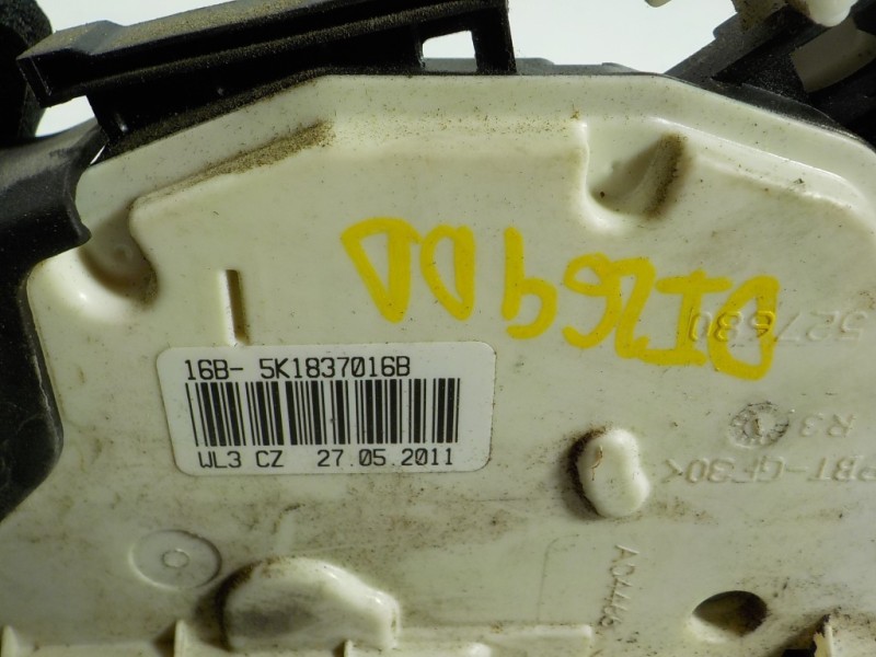 Recambio de cerradura puerta delantera derecha para volkswagen polo (6r1) 1.6 tdi referencia OEM IAM 5K1837016B 5K1837016B 