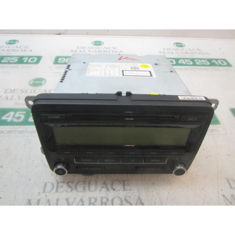 Recambio de sistema audio / radio cd para volkswagen passat variant (3c5) 2.0 tdi referencia OEM IAM 1K0057187AX 1K0035186AA 